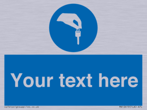 Custom Mandatory Keys Sign